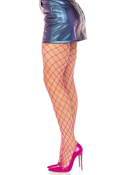 Elastane Diamond Fishnet Pantyhose