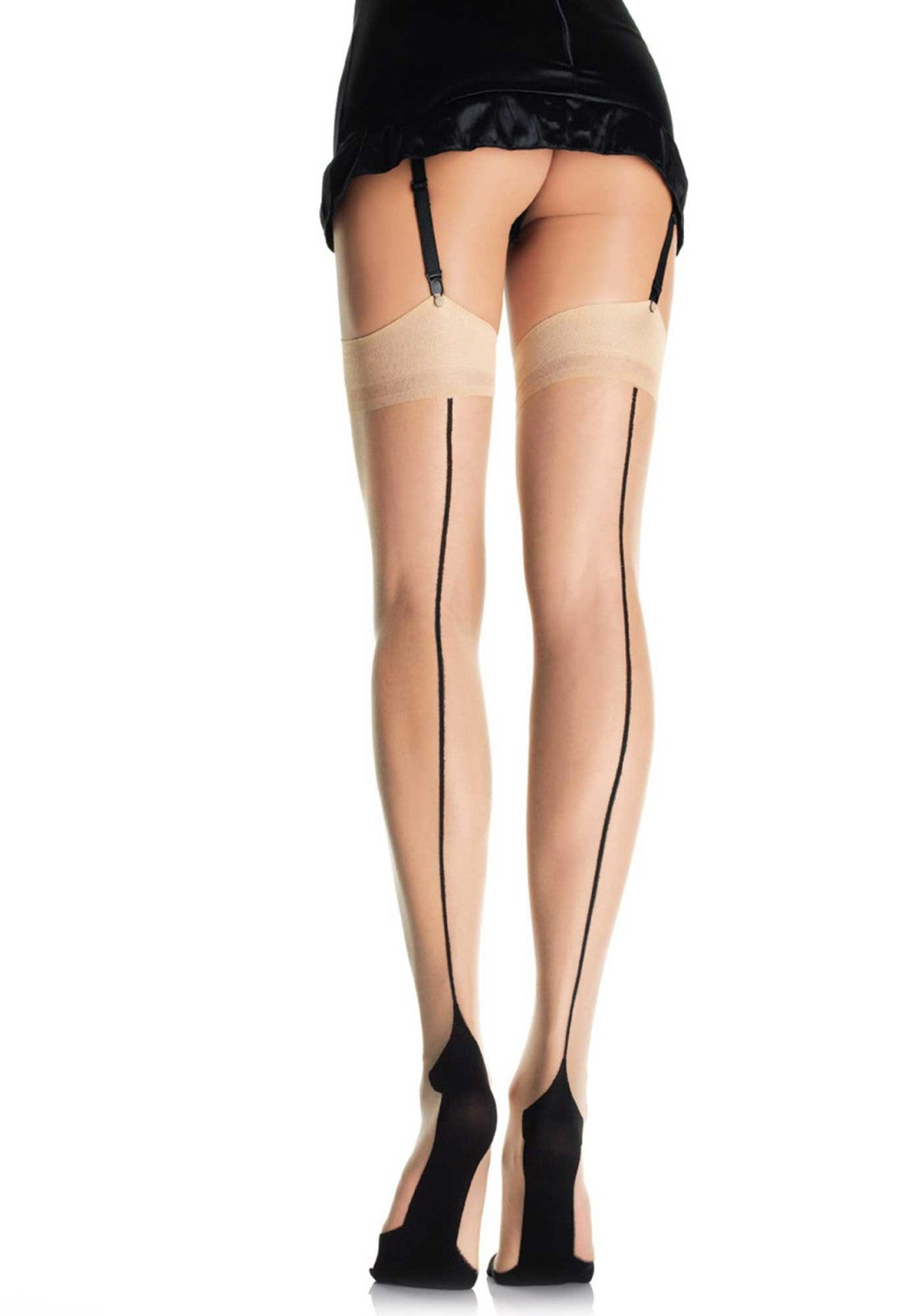 Leg Avenue 9213 Lycra Cuban Foot Stockings