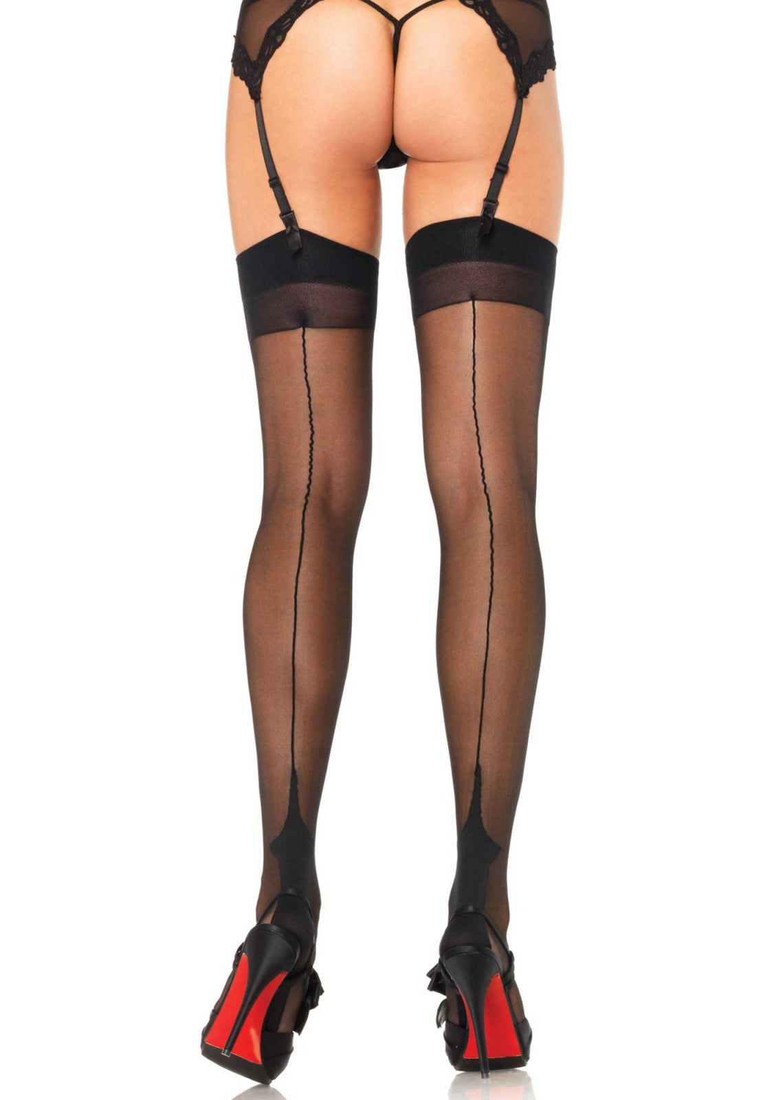 Leg Avenue 9213 Lycra Cuban Foot Stockings