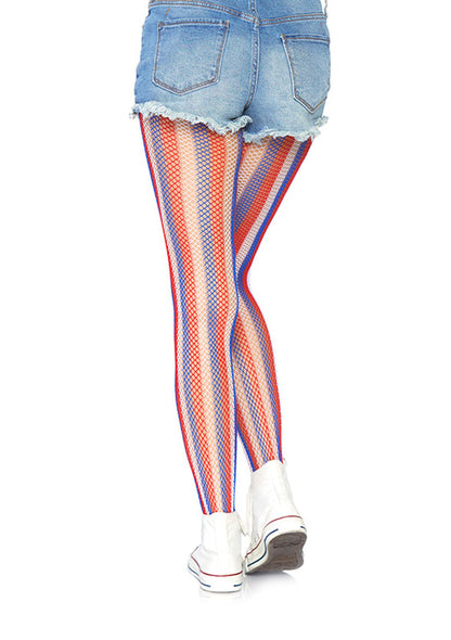 Leg Avenue 9307 Americana striped pantyhose