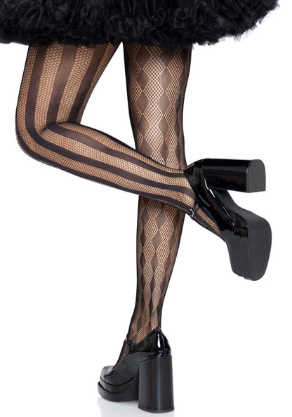 Harlequin Net Pantyhose