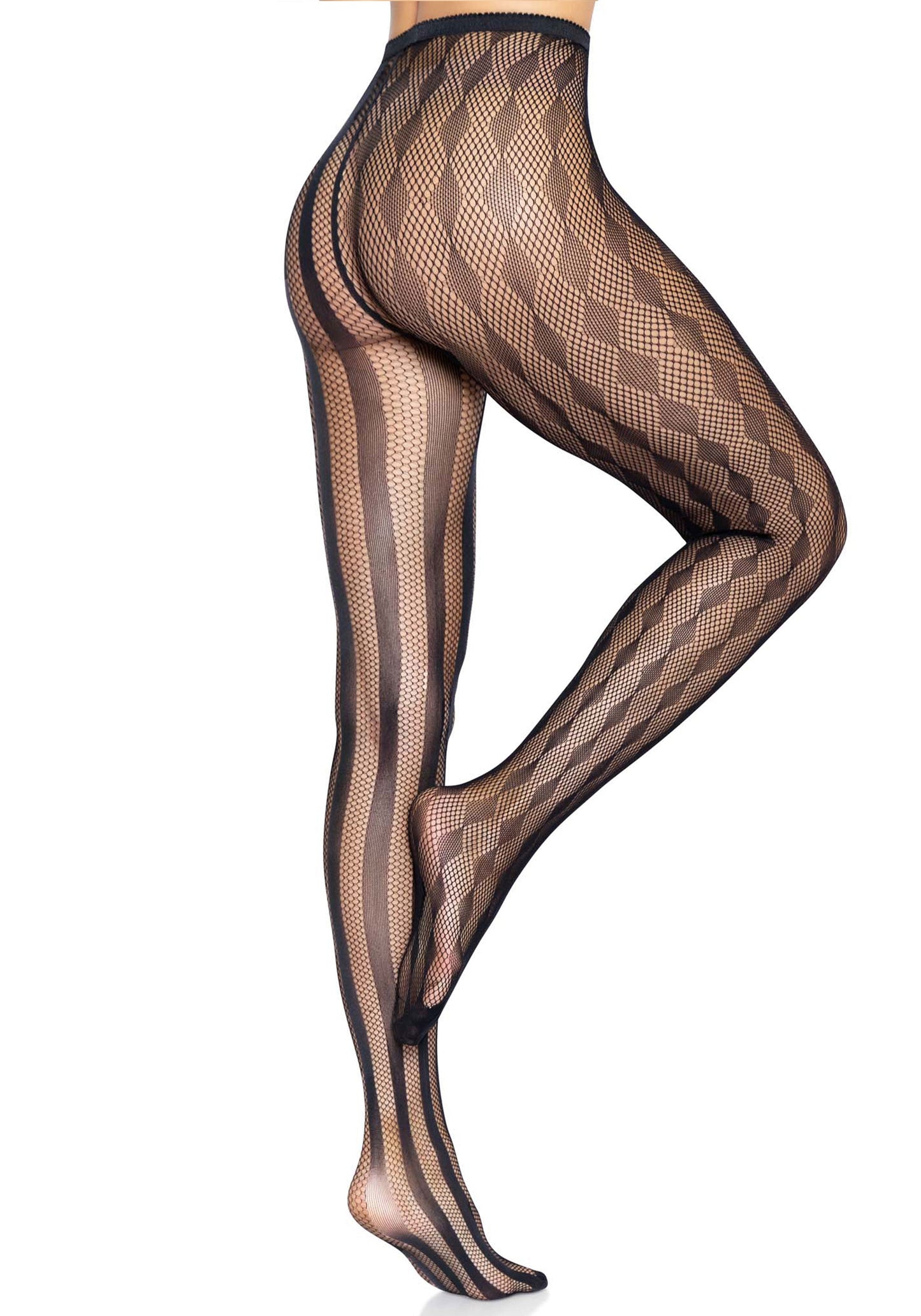 Harlequin Net Pantyhose