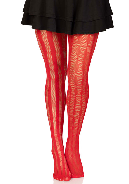 Harlequin Net Pantyhose