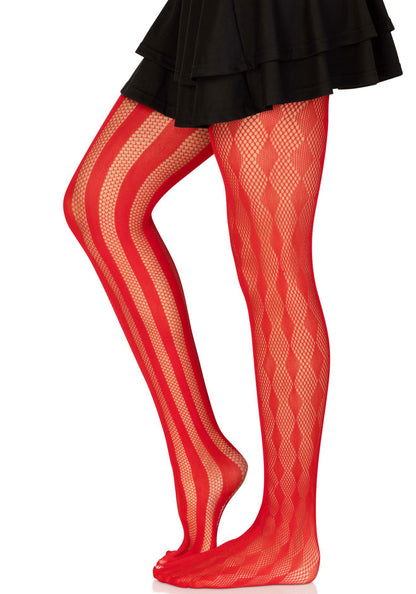 Harlequin Net Pantyhose