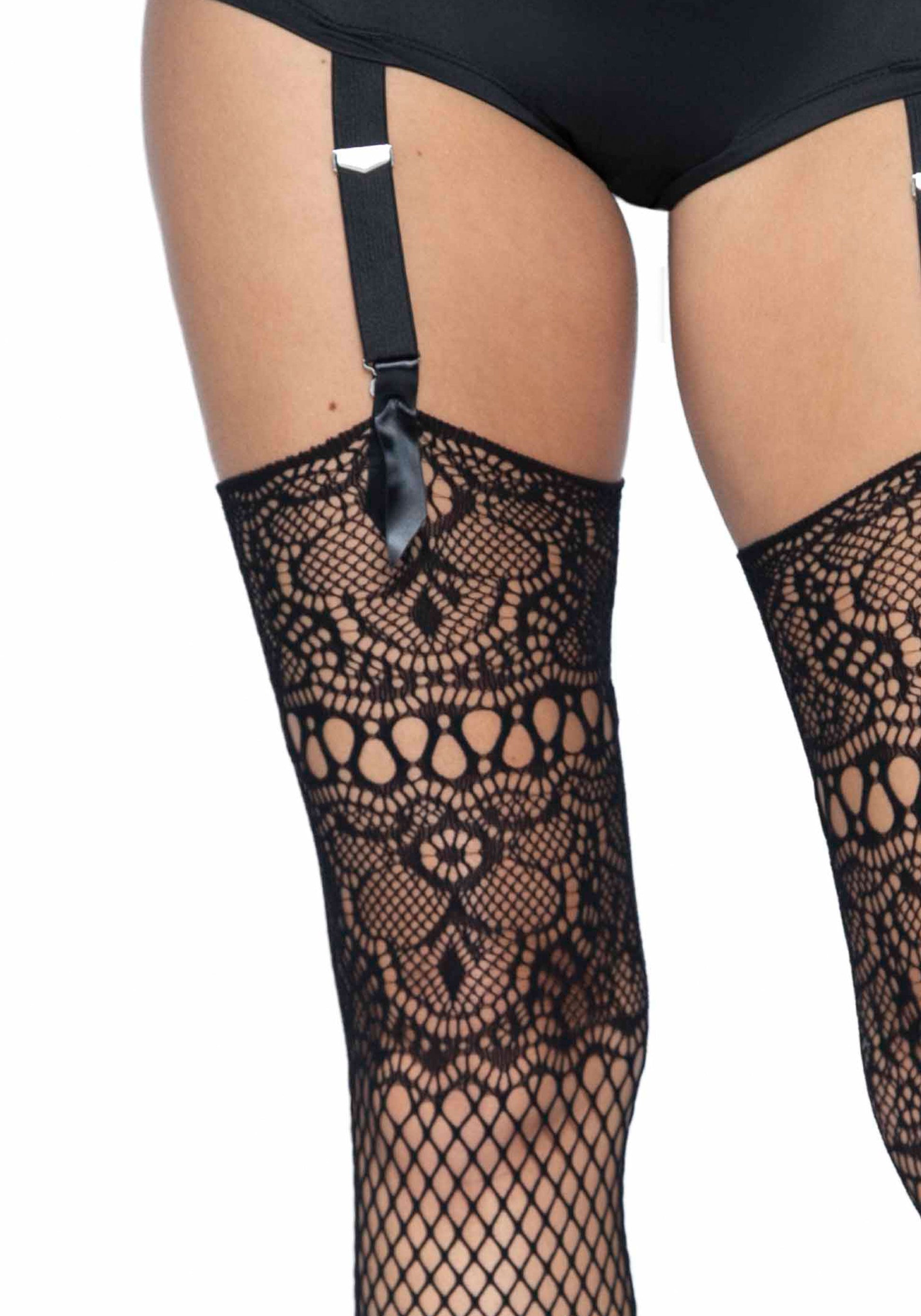 Leg Avenue 9901 Fishnet backseam stockings