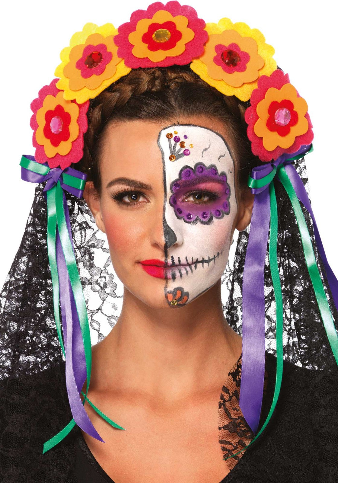 Leg Avenue A2726 Day Of The Dead Headband