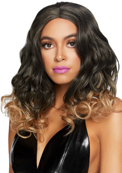 Leg Avenue A2865 Curly ombre long bob wig