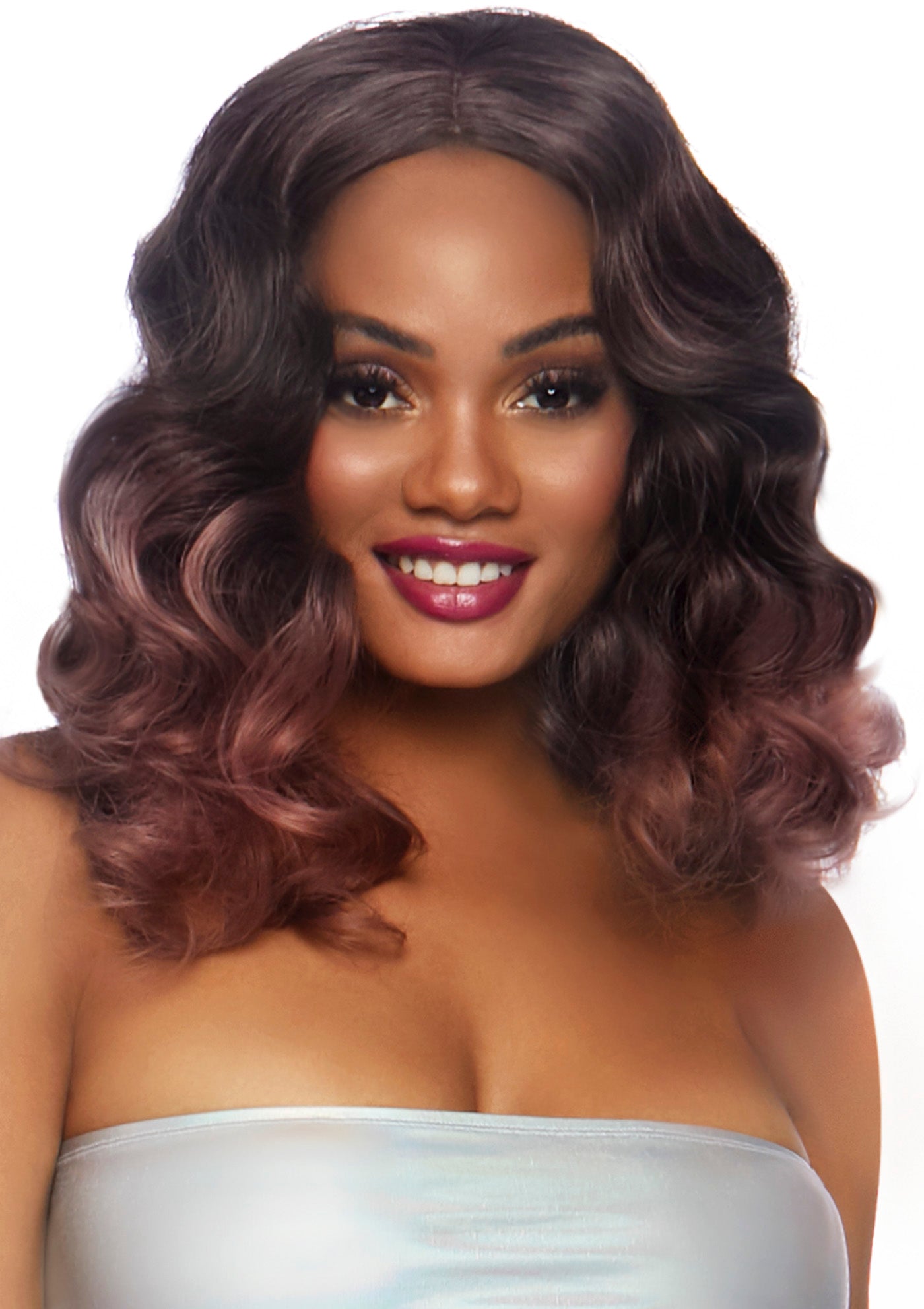 Leg Avenue A2865 Curly ombre long bob wig