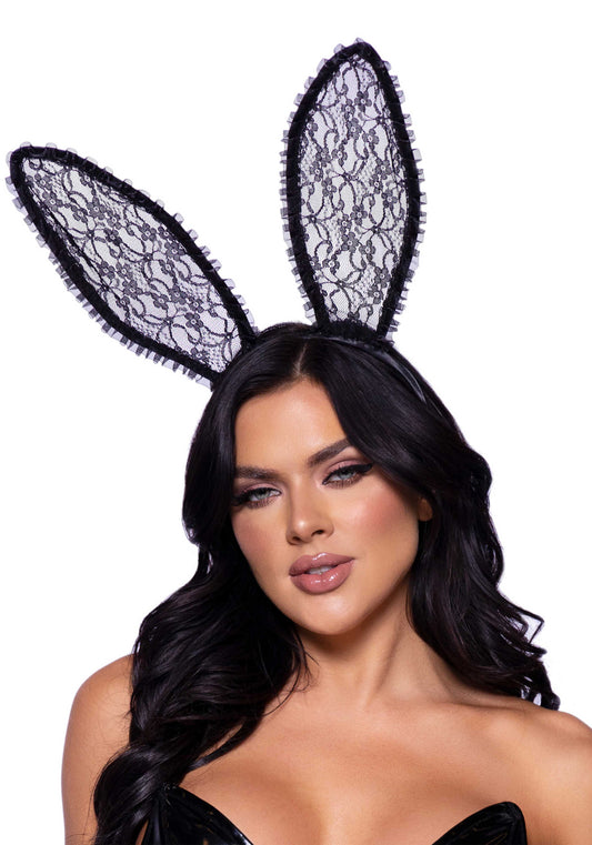 Leg Avenue A2912 Ruffle trimmed bunny ears