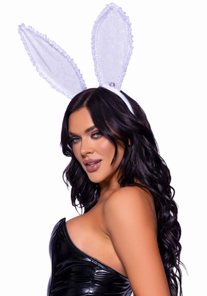 Leg Avenue A2912 Ruffle trimmed bunny ears