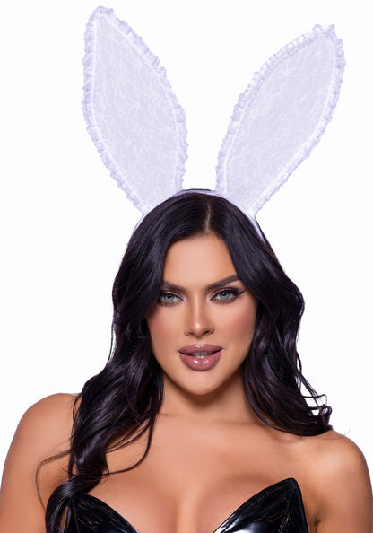 Leg Avenue A2912 Ruffle trimmed bunny ears