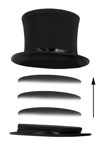 Deluxe Collapsible Top Hat