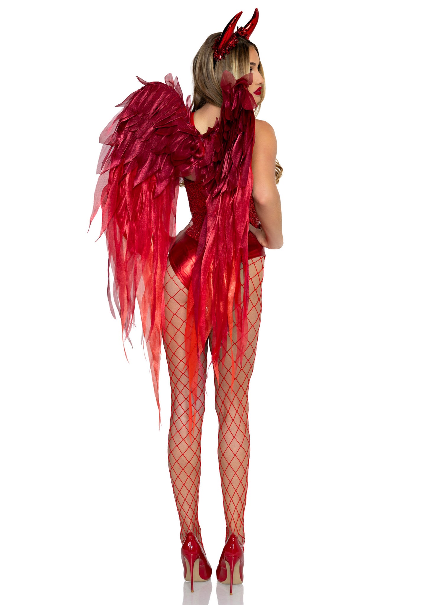 Devil Chiffon Wings &  Headband