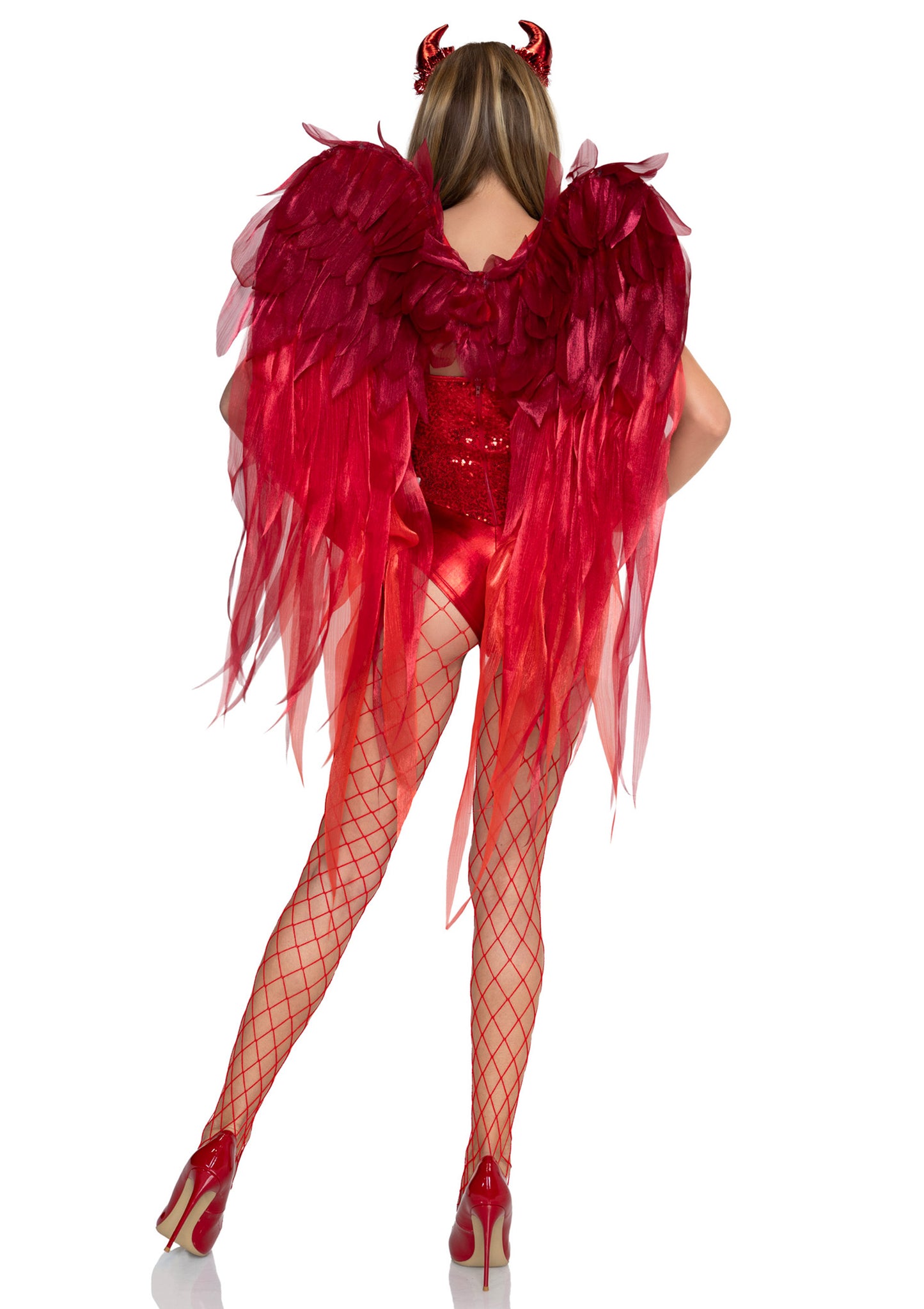 Devil Chiffon Wings &  Headband