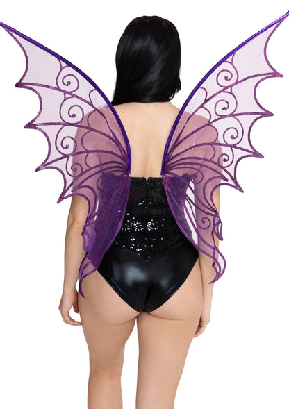 Glitter Strapless Pixie Wings