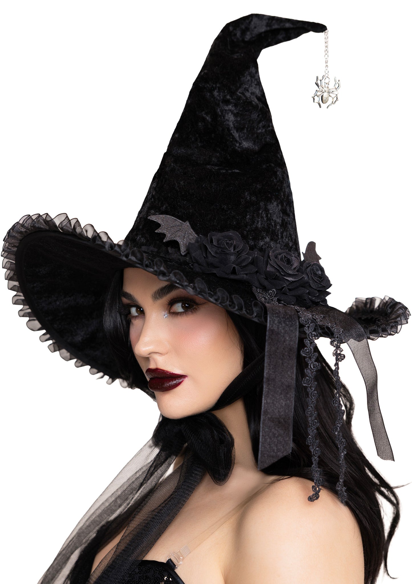 Dark Lolita Velvet Witch Hat
