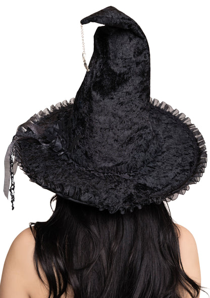 Dark Lolita Velvet Witch Hat