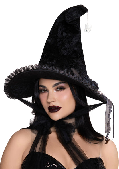 Dark Lolita Velvet Witch Hat