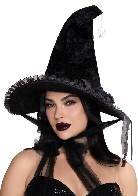 Dark Lolita Velvet Witch Hat