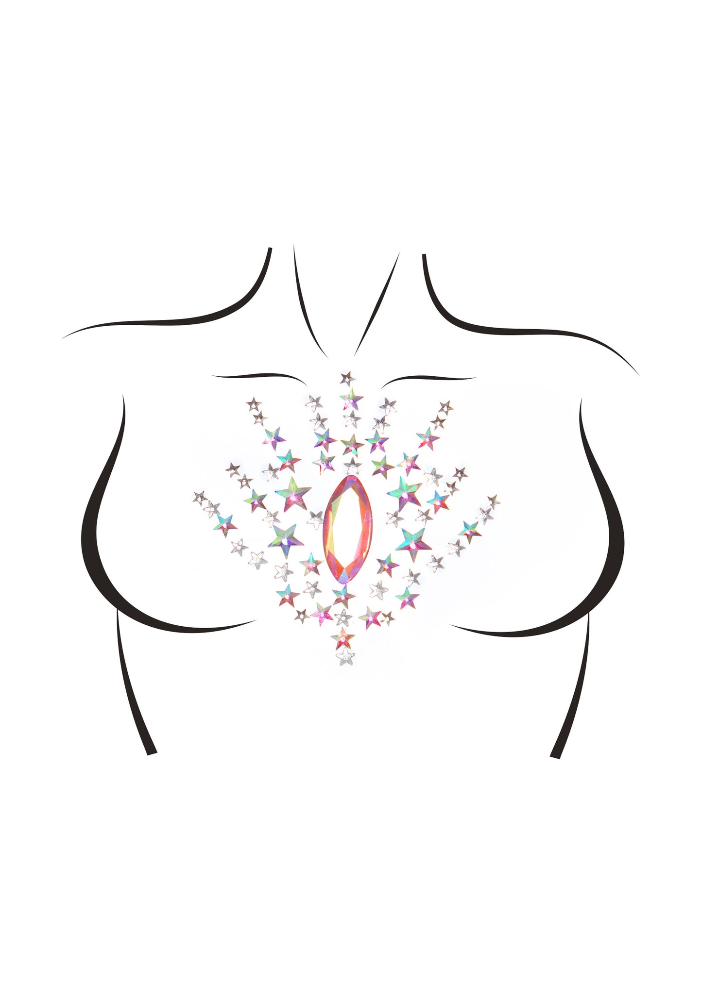 Leg Avenue BODY007 Juniper body jewels sticker