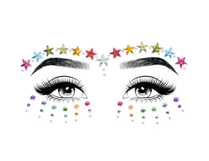 Leg Avenue EYE019 Jovi face jewels sticker