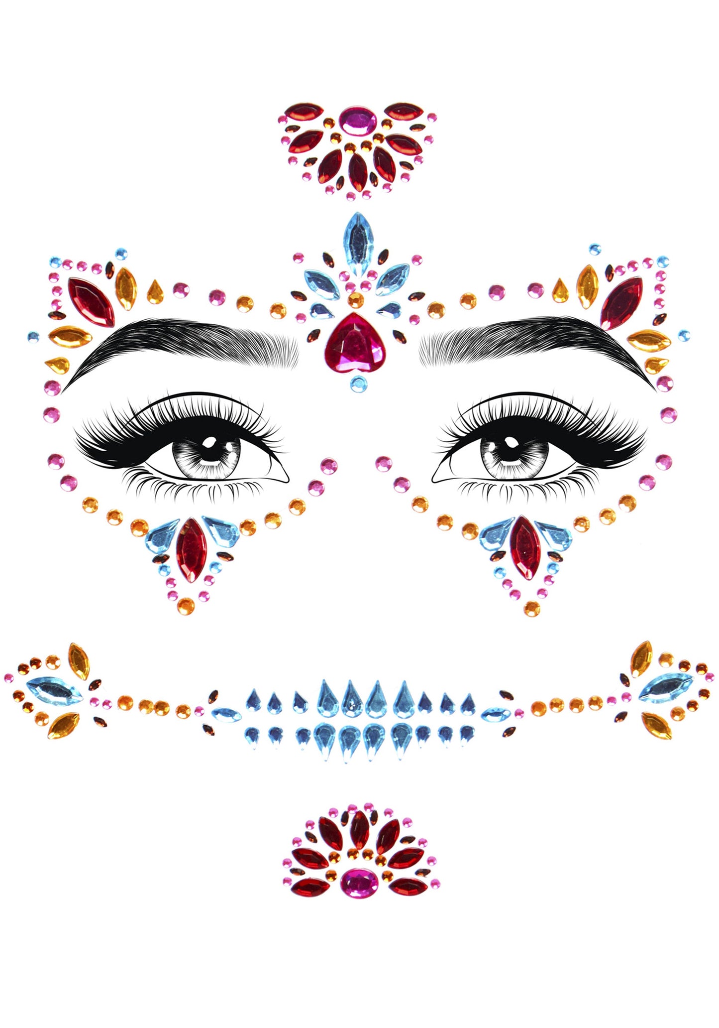 Leg Avenue EYE020 DOTD face jewels sticker