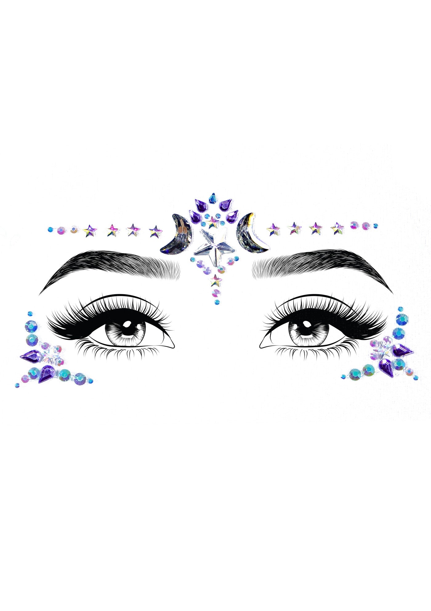 Leg Avenue EYE021 Mystic face jewels sticker