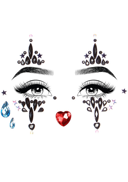 Leg Avenue EYE025 Harlequin face jewels sticker