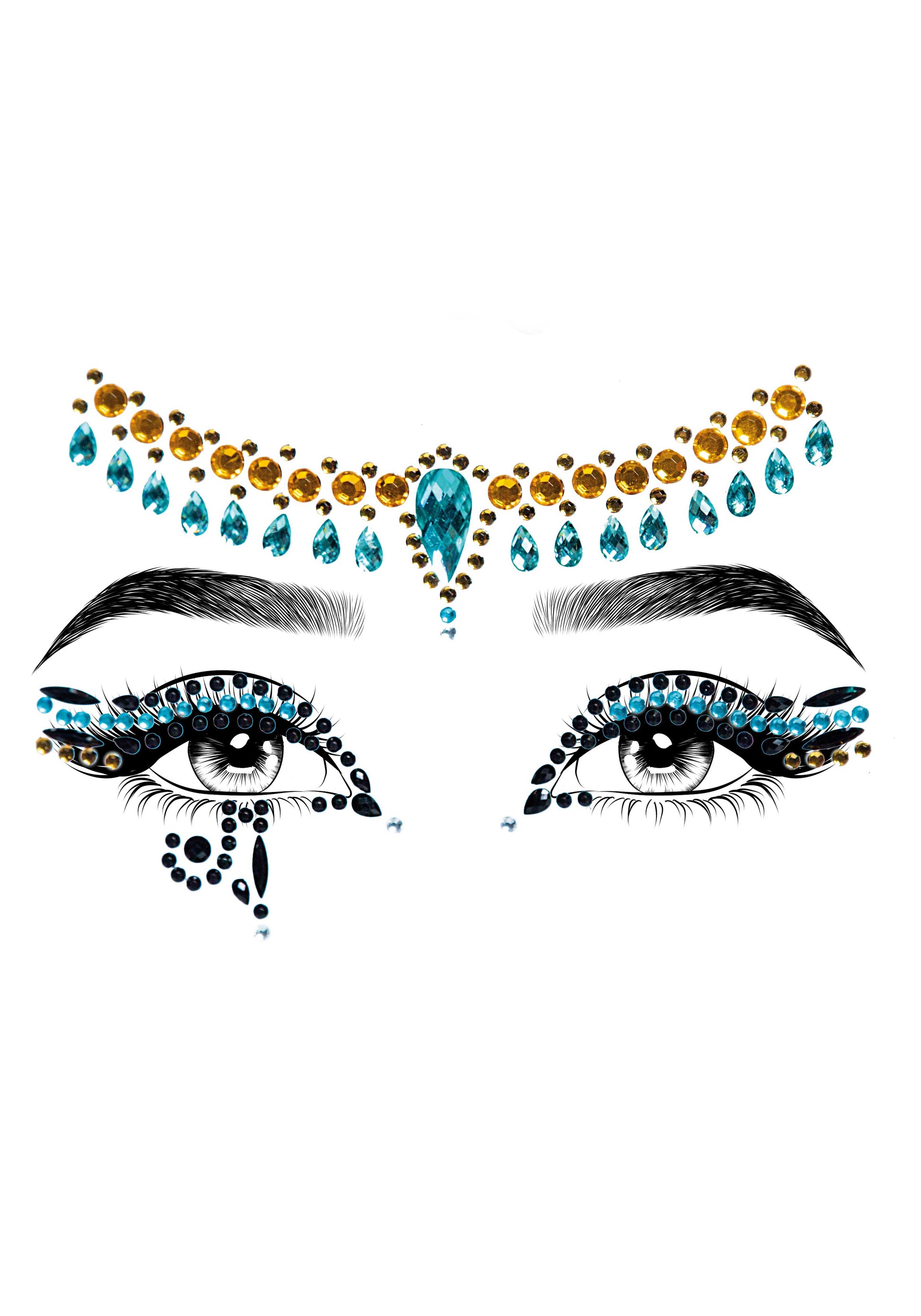 Leg Avenue EYE034 Cleopatra face jewels sticker