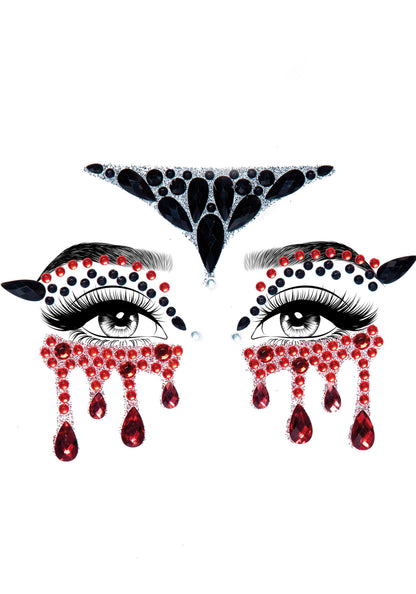 Leg Avenue EYE037 Vampire face jewels sticker