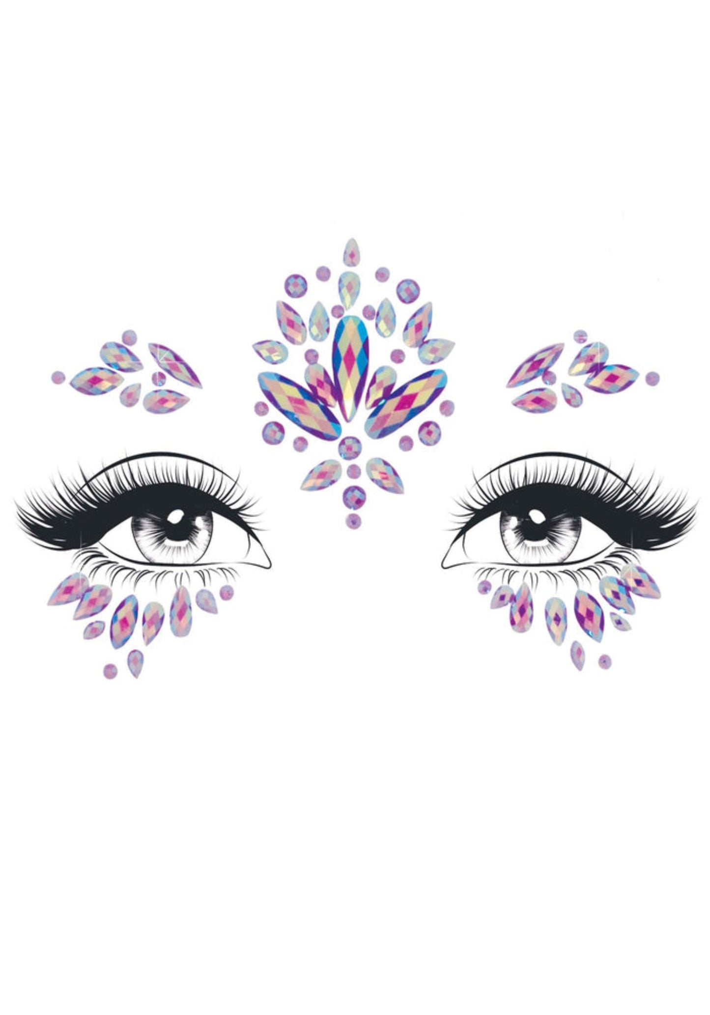 Verity Adhesive Face Jewels Sticker