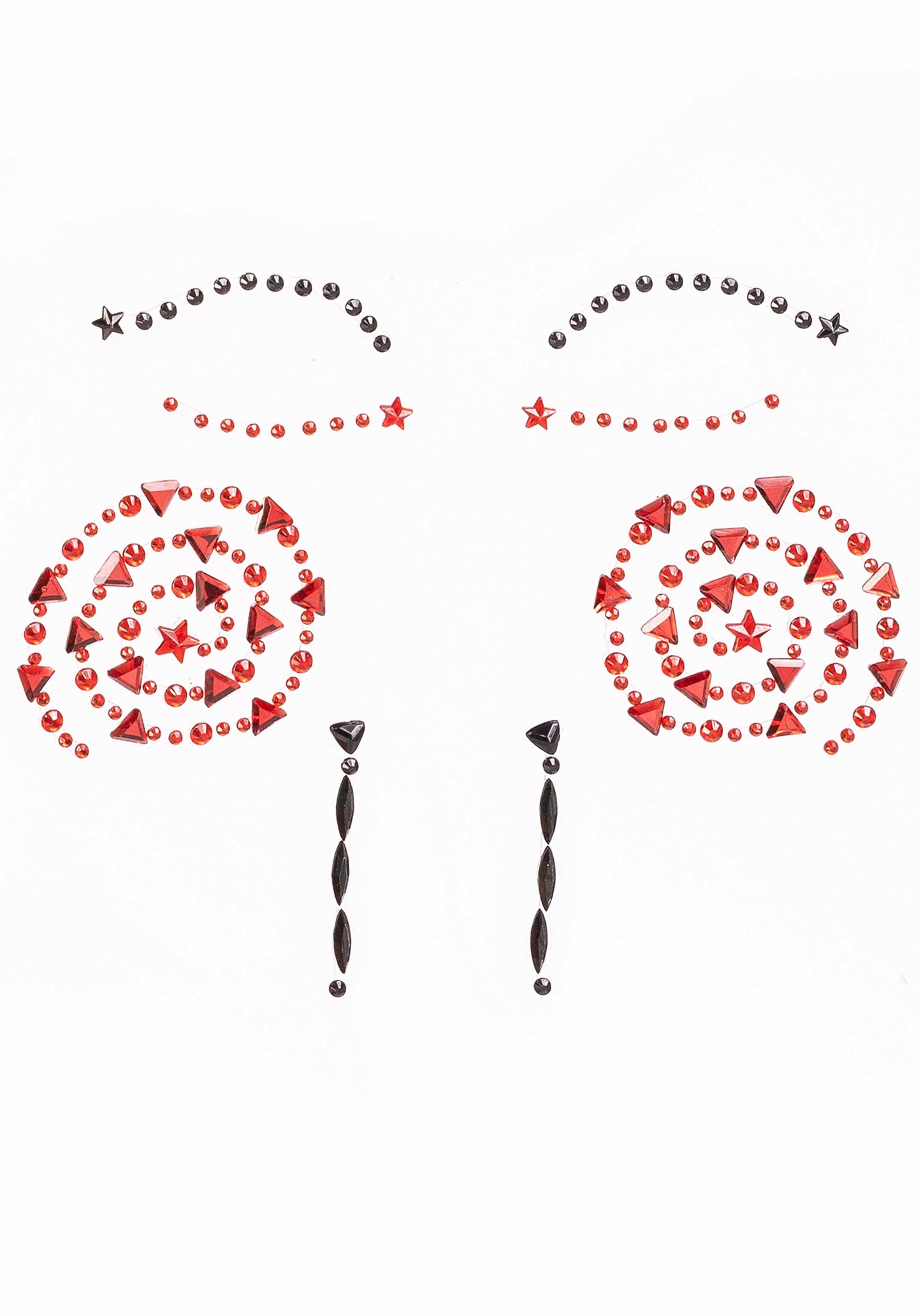 Puppet Face Jewels Sticker