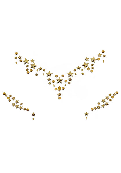 Star Sign Face Jewels Sticker