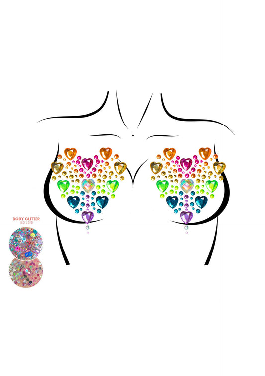 Leg Avenue NIPPLE010 Prism Nipple jewels sticker