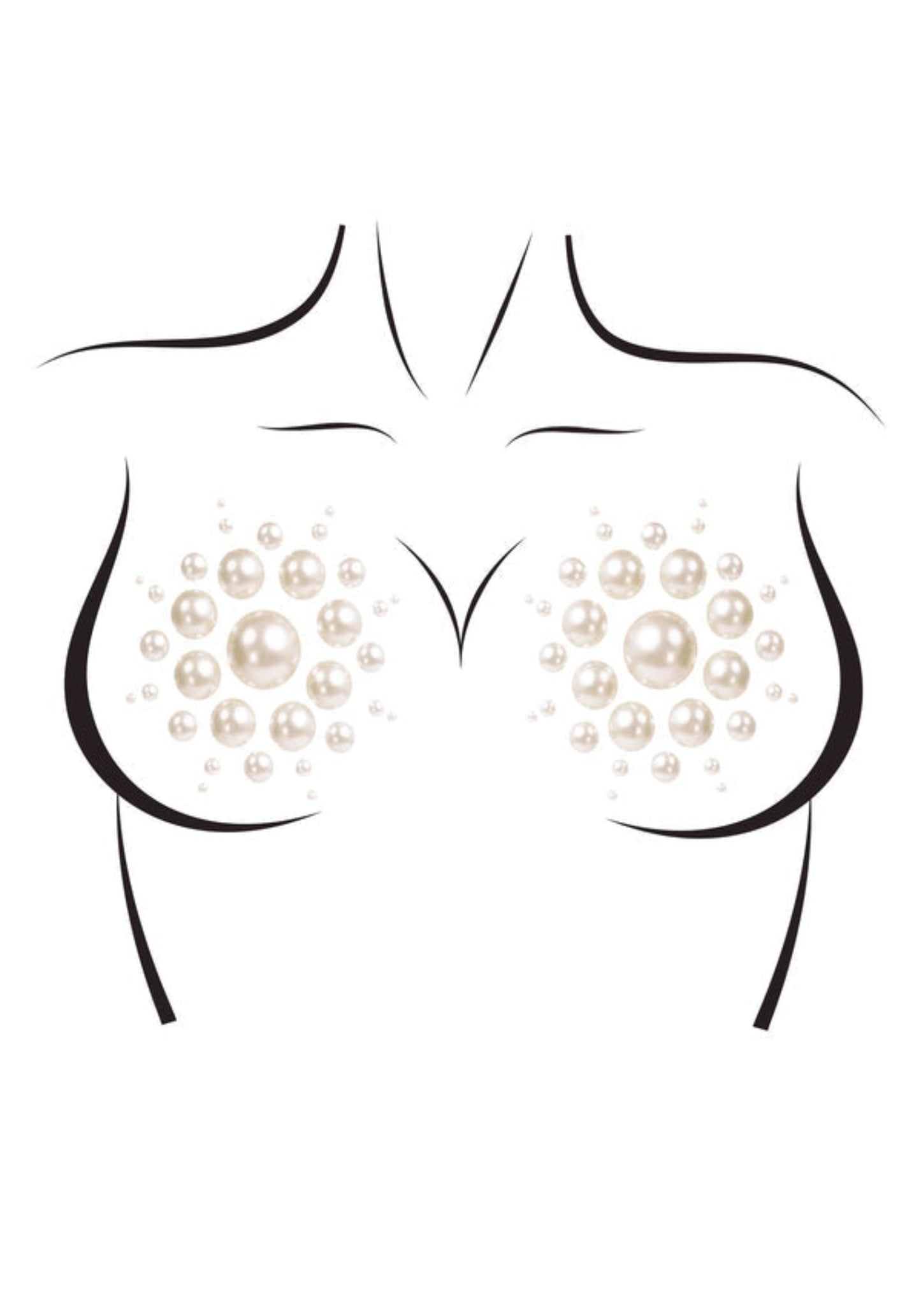 Isla Adhesive Nipple Jewel Stickers