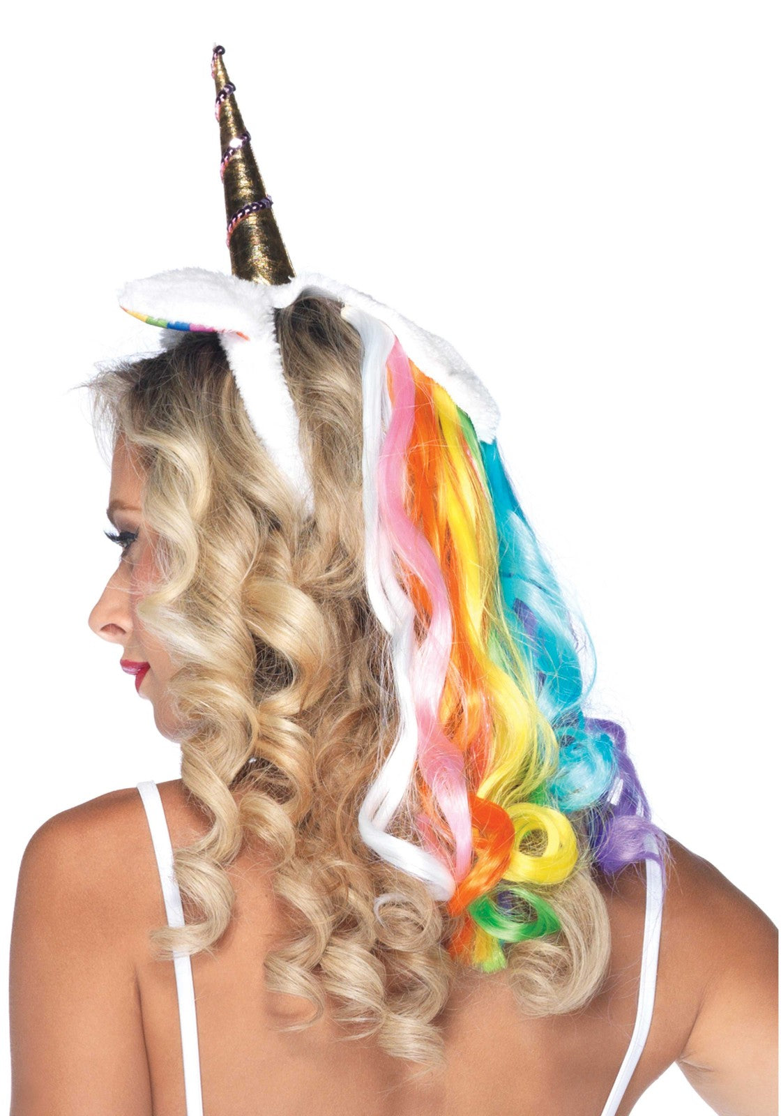 Leg Avenue A1962 Rainbow Unicorn Headband