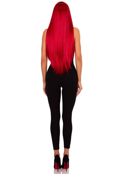 Long Straight Center Part Wig
