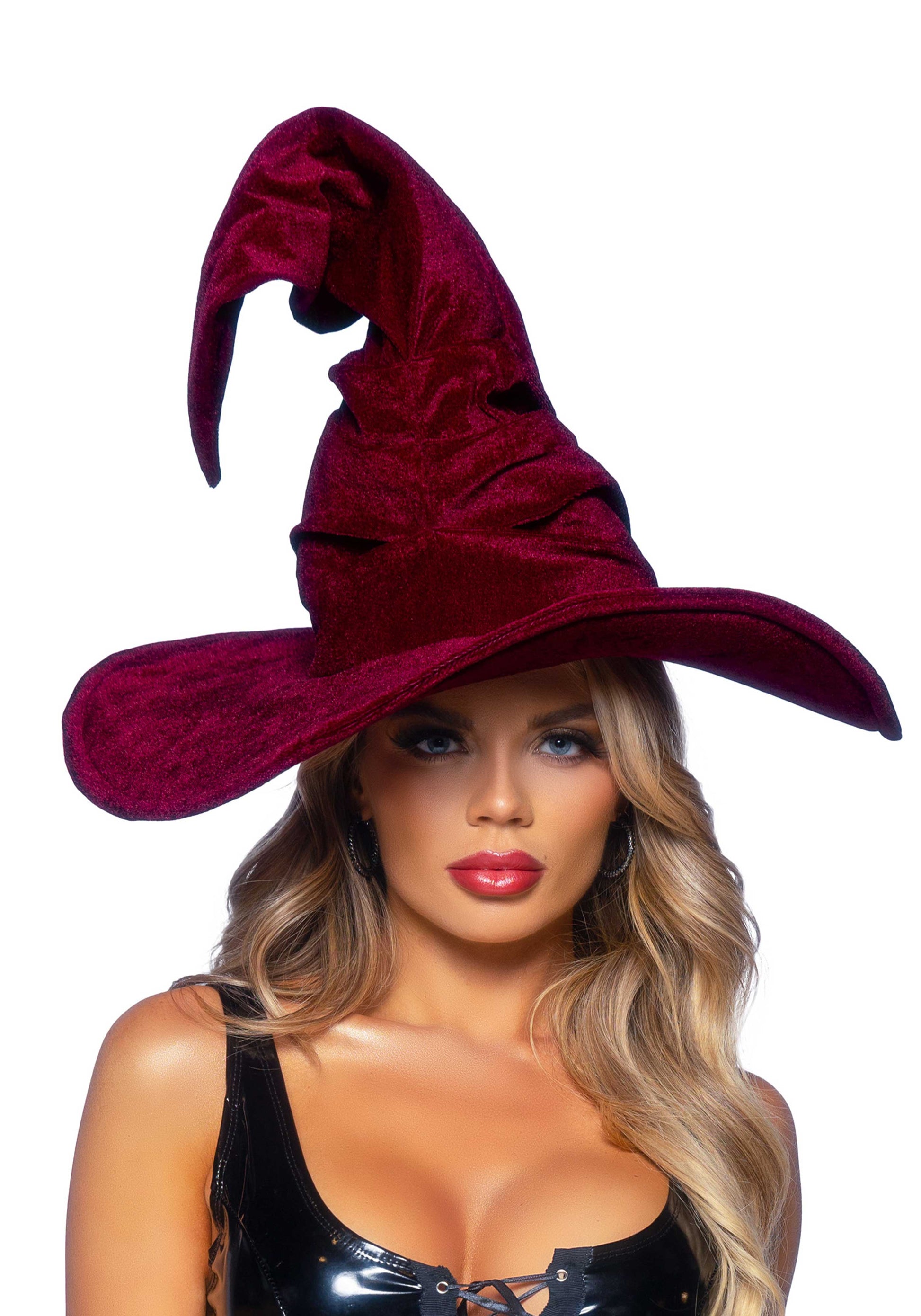 Leg Avenue A2903 Velvet ruched witch hat