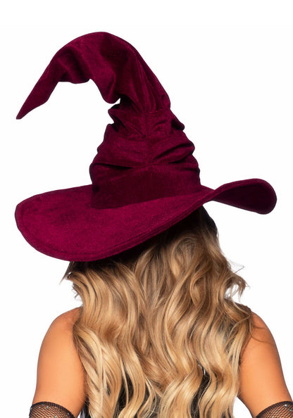 Leg Avenue A2903 Velvet ruched witch hat