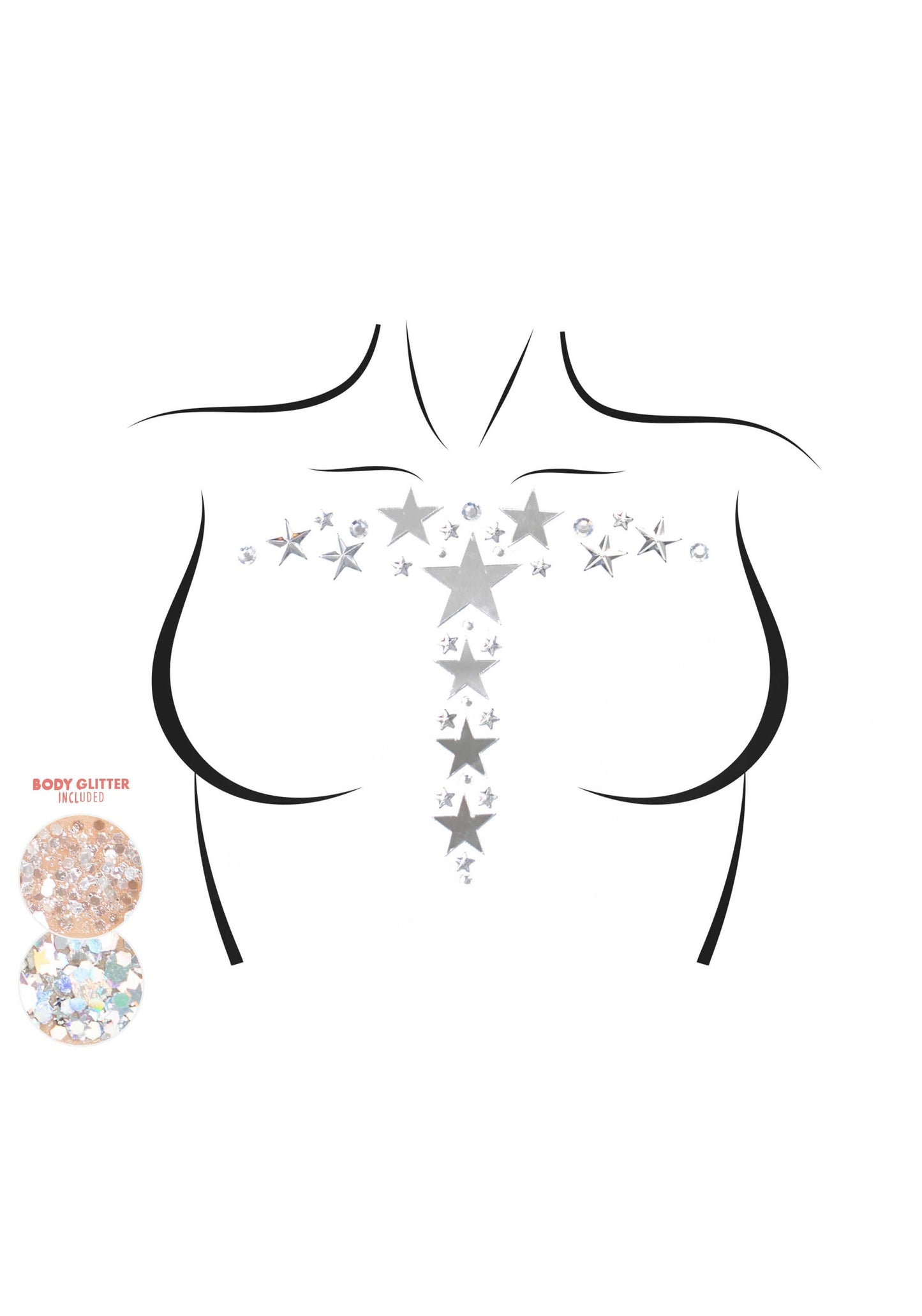 Leg Avenue BODY013 Kismet Body jewels sticker