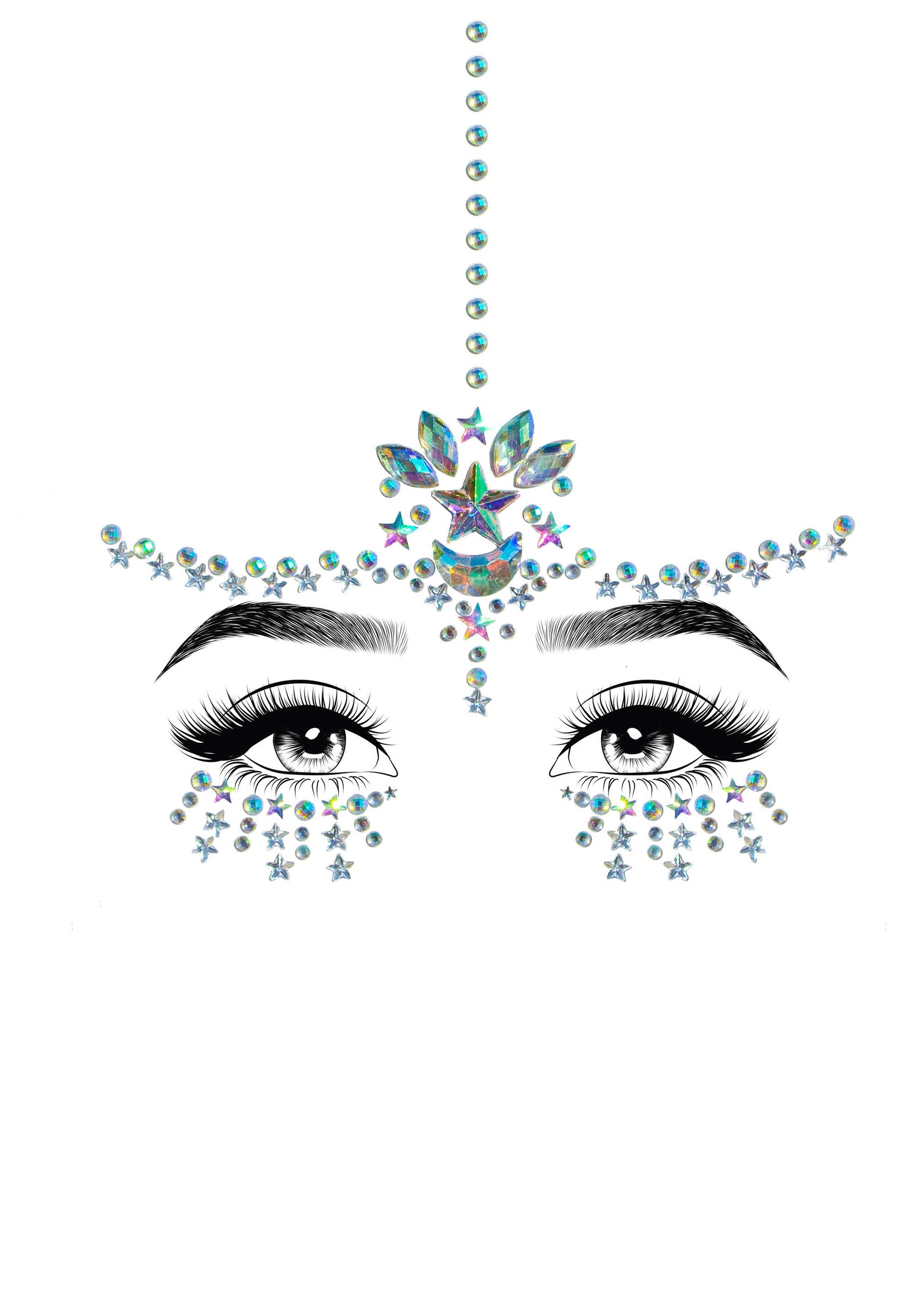 Leg Avenue EYE030 Karma Face jewels sticker