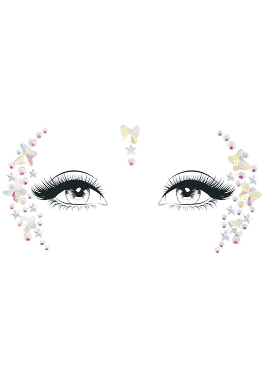 Elera Adhesive Face Jewels Sticker
