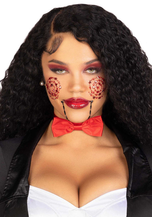 Puppet Face Jewels Sticker