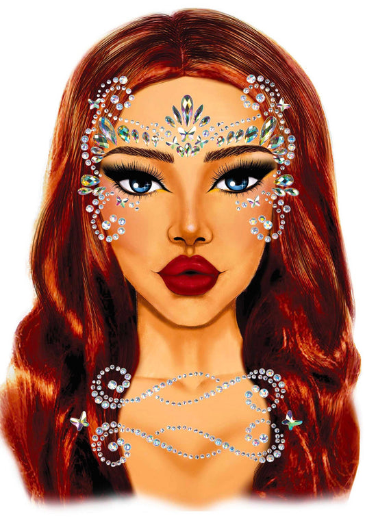 Pixie Adhesive Face Jewels Sticker