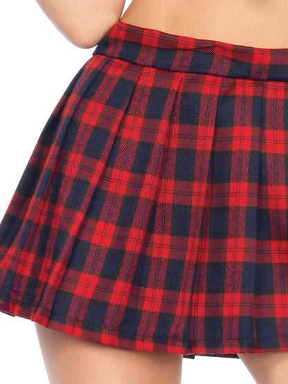 Classic School Girl Top and Skirt