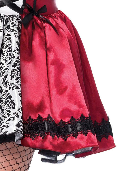 Plus Gothic Red Riding Hood Dress