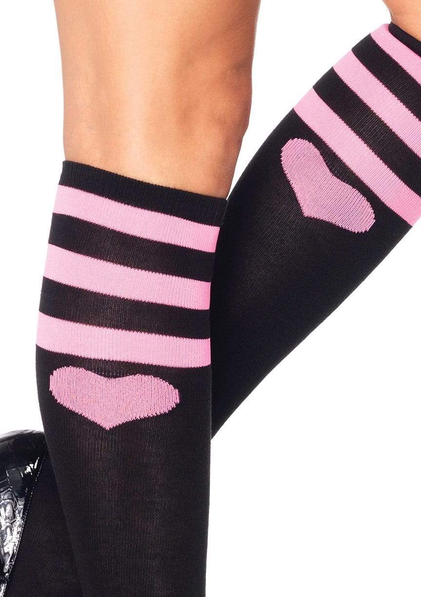 Sweetheart Knee Socks