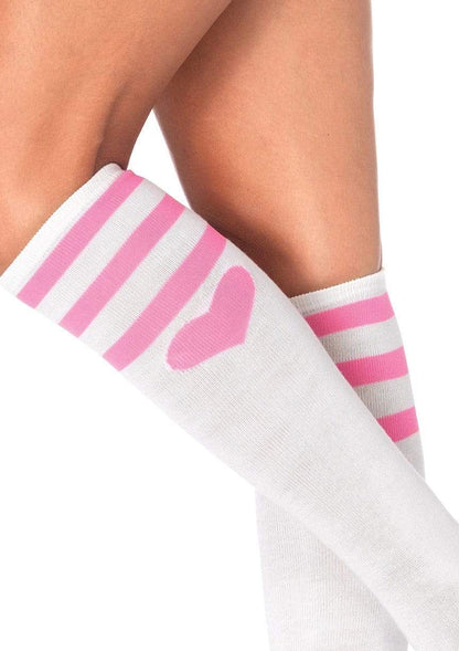 Sweetheart Knee Socks