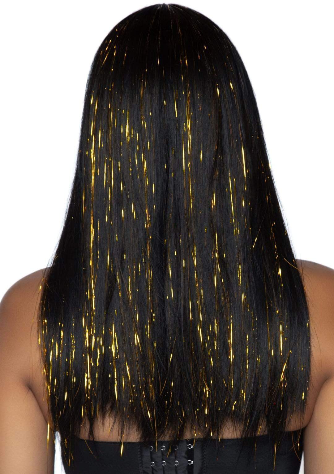 Long Bang Wig with Tinsel