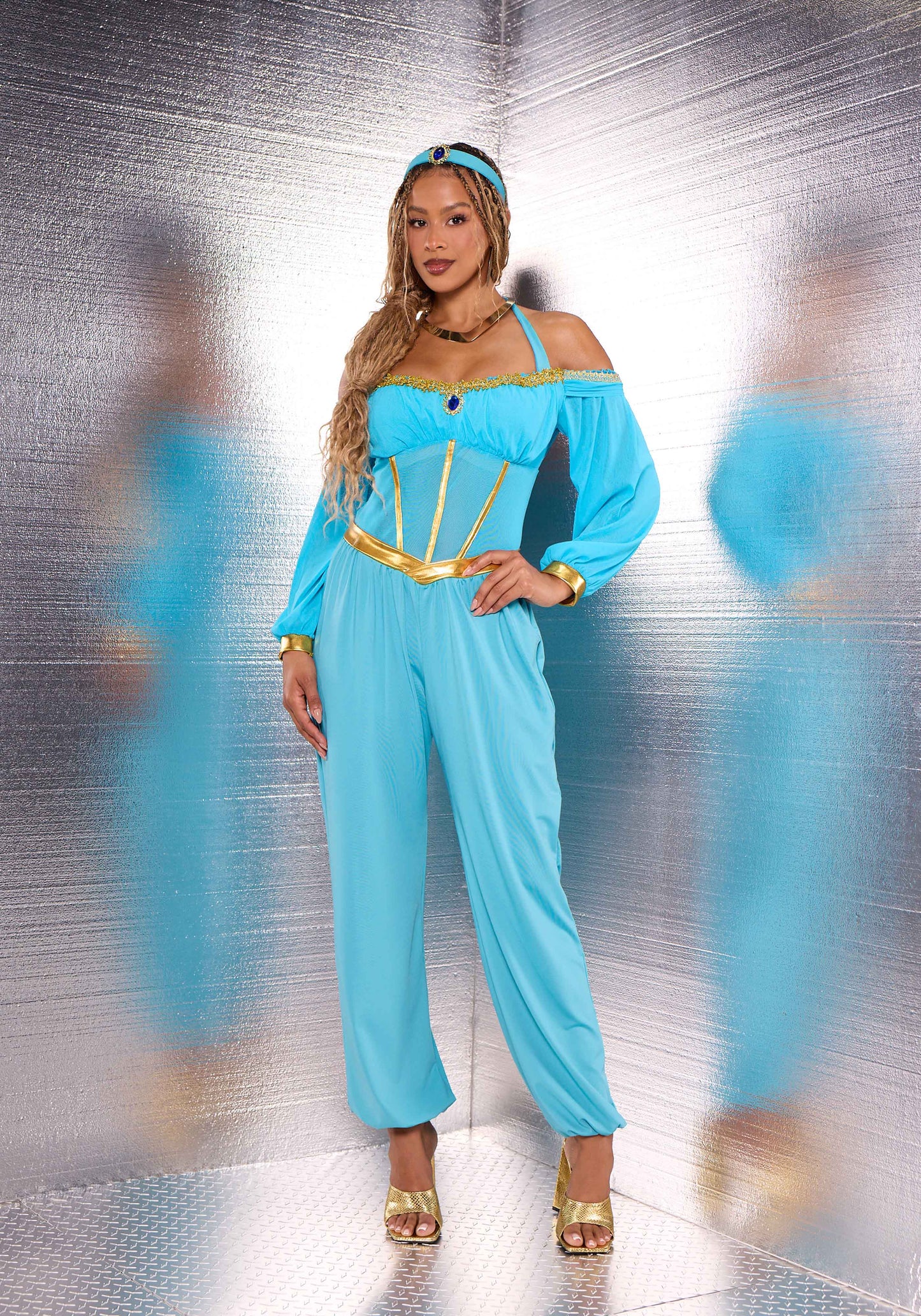 Desert Princess Halter Jumpsuit